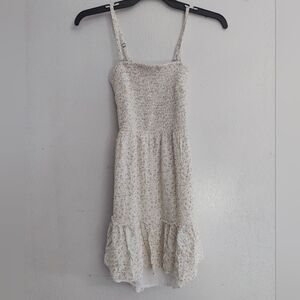 Hollister Open Back Smocked Dress